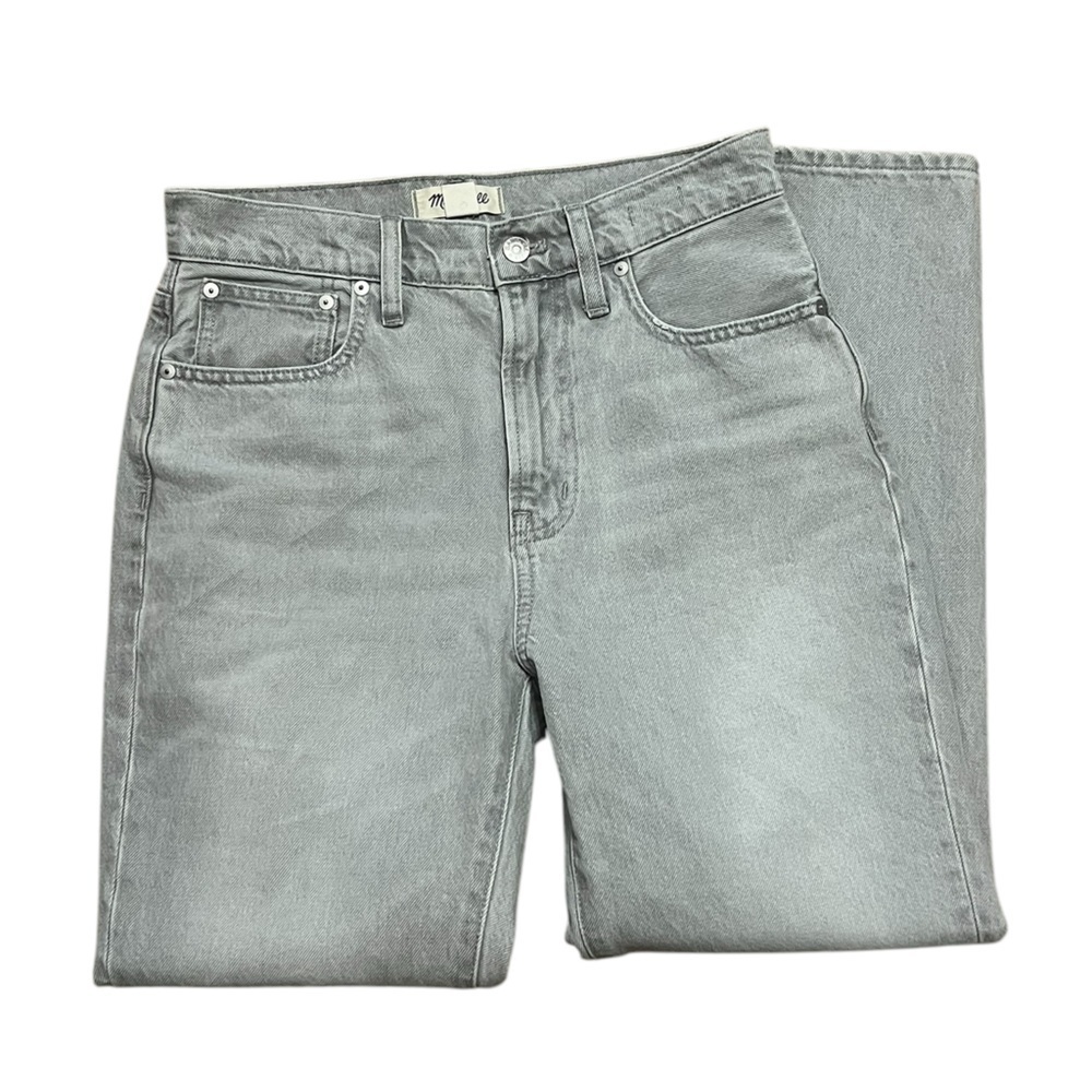 Madewell the perfect vintage straight jean in vervain wash high rise - Picture 7 of 14